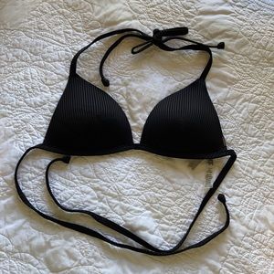 VS PINK black push-up bikini top